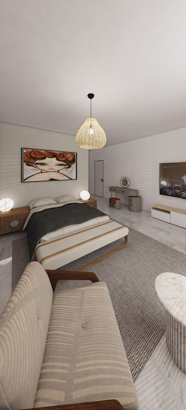 Mid-century bedroom
