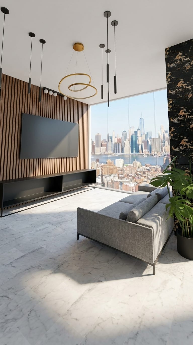 Mid-century living room