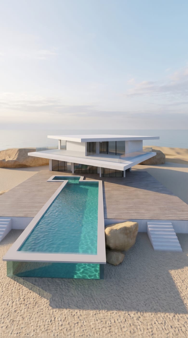 Contemporary outdoor space