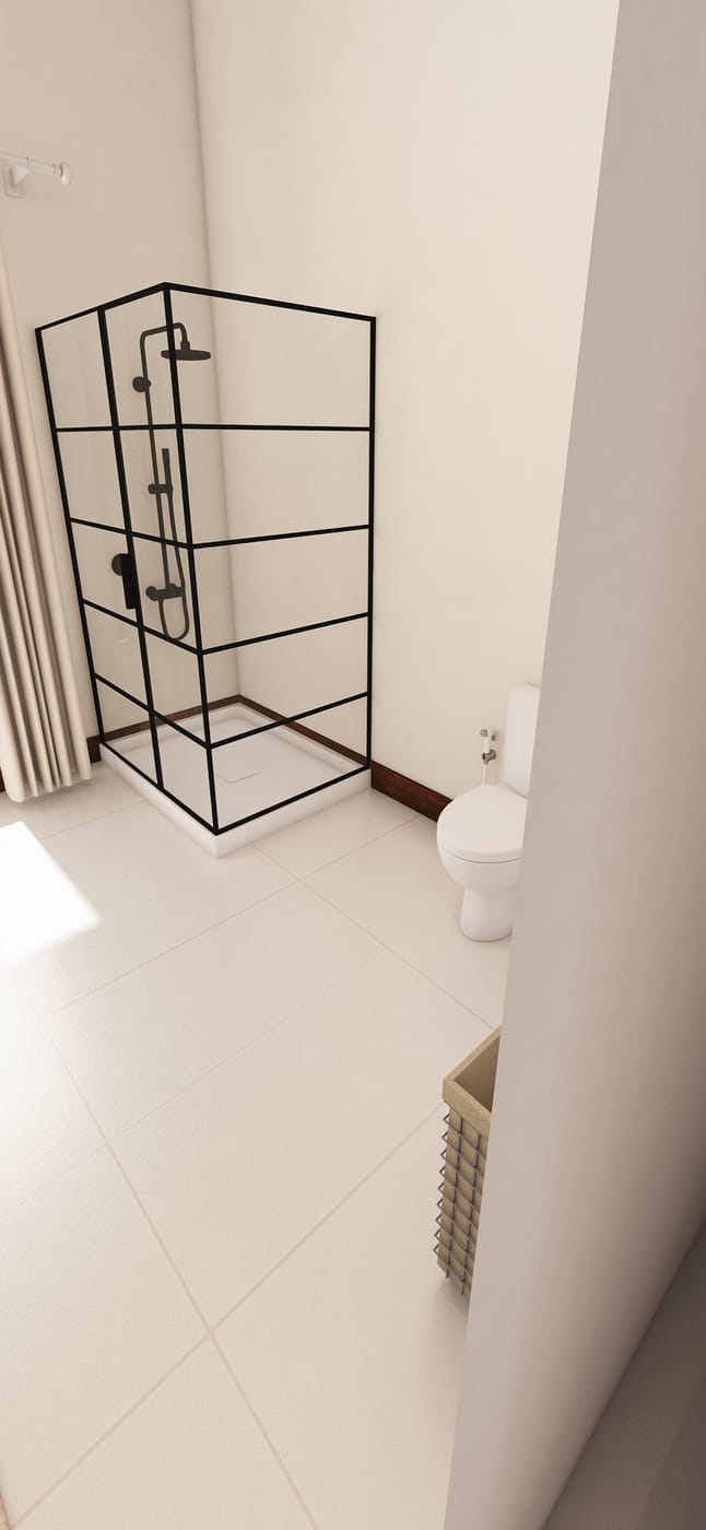 Mid-century bathroom