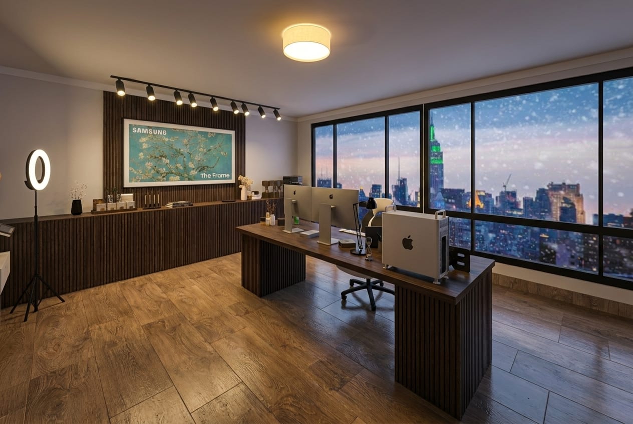 Mid-century home office