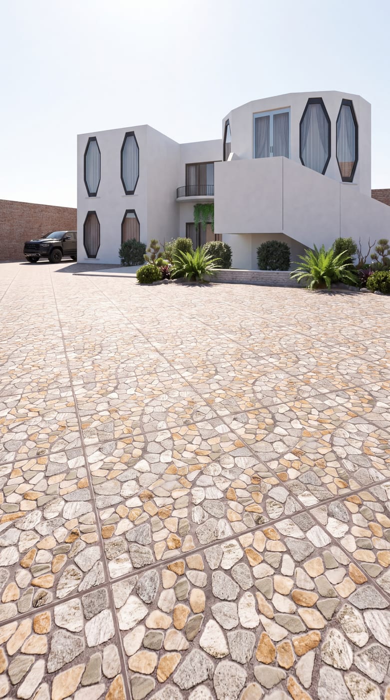 Contemporary outdoor space