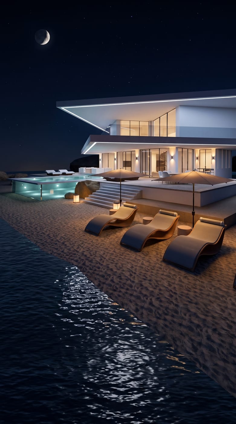 Contemporary outdoor space