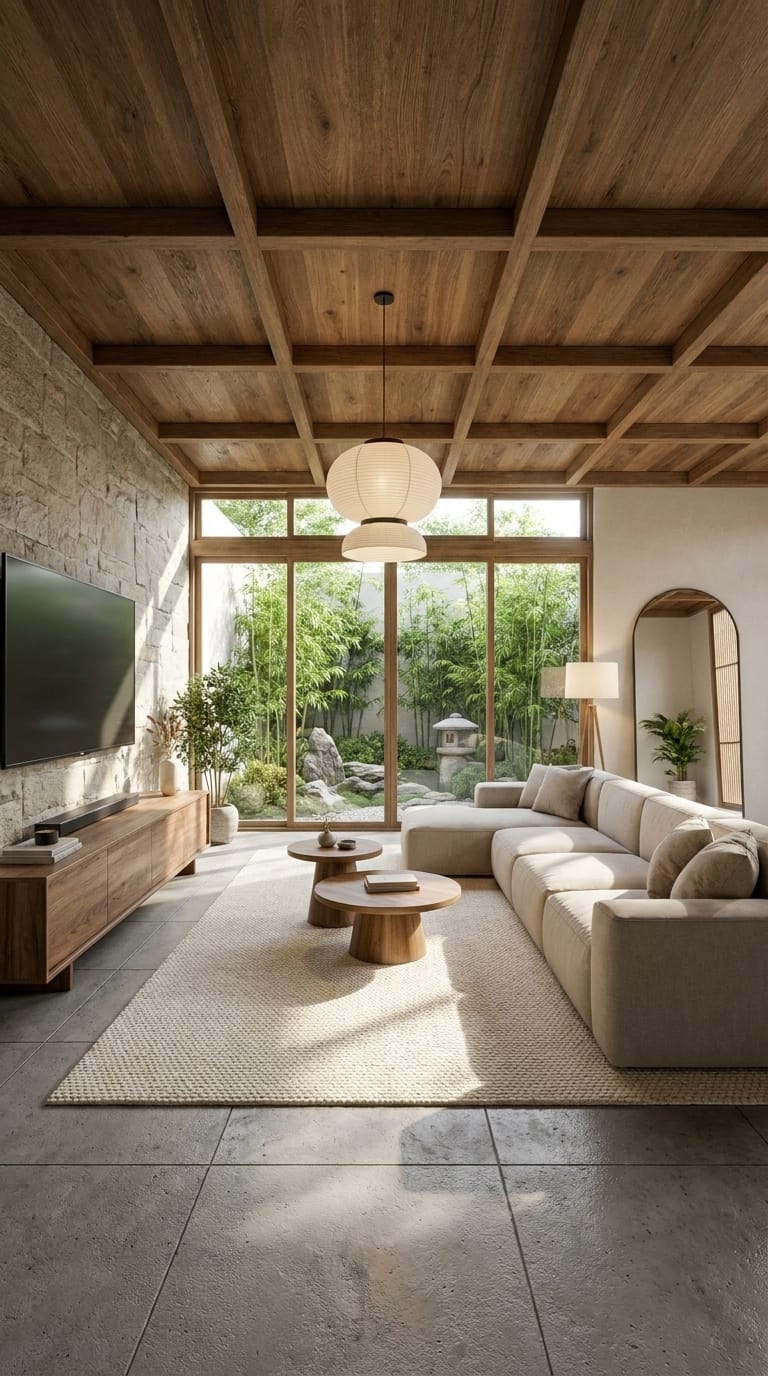 Wabi-sabi living room
