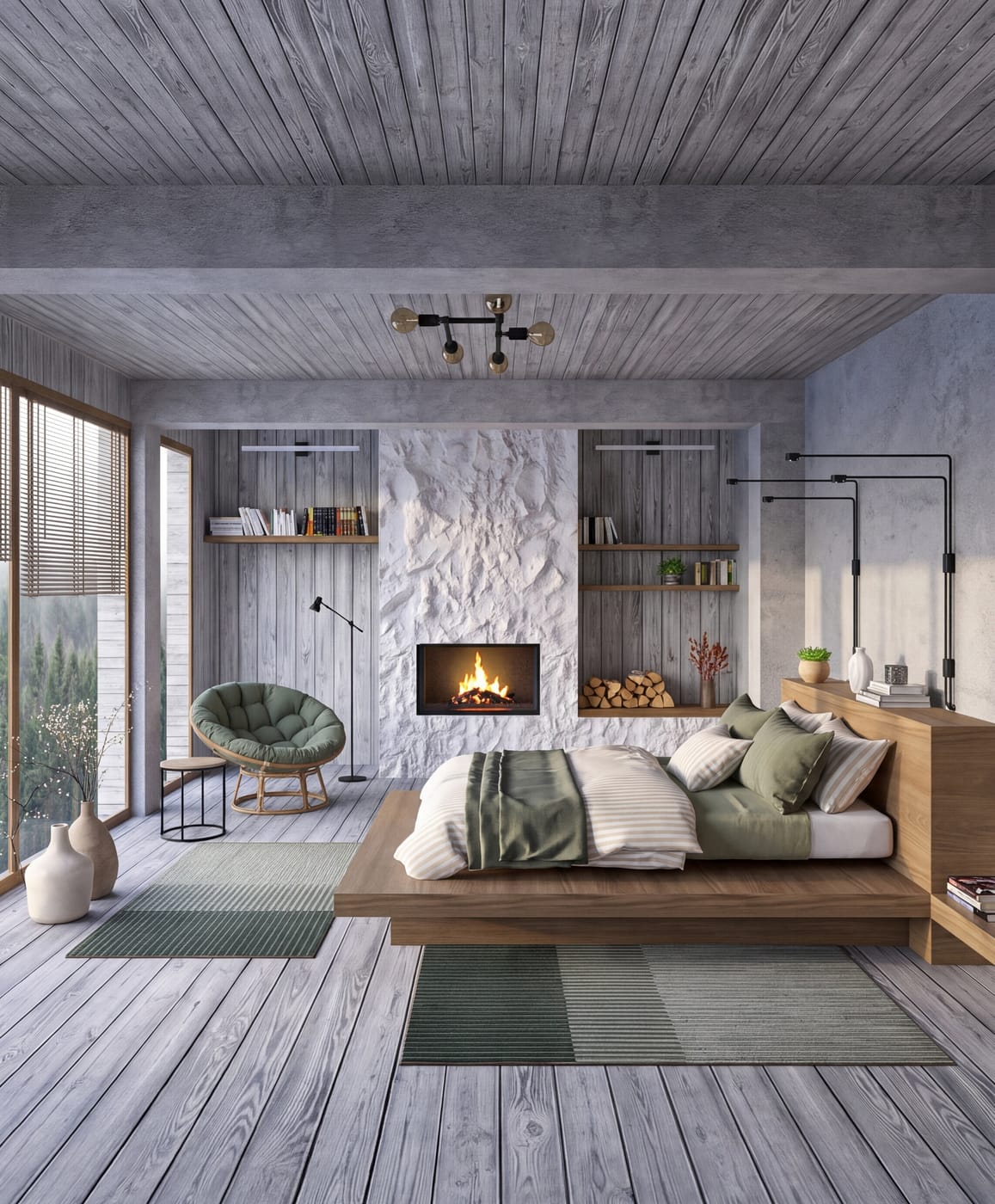 Scandinavian bedroom