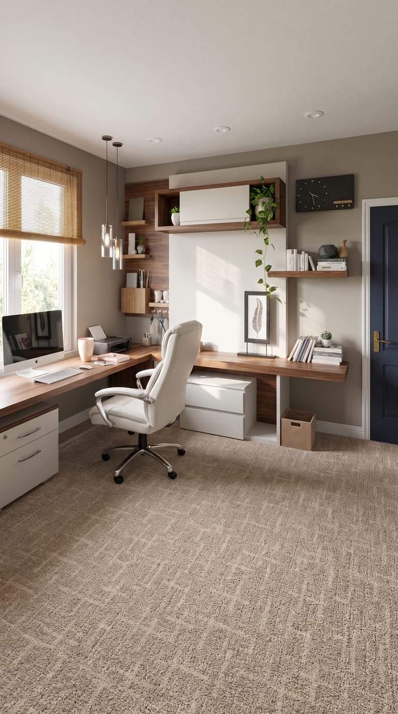 Mid-century home office