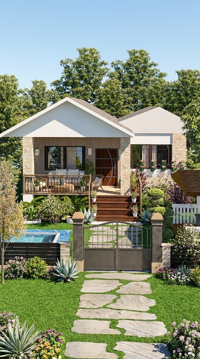 Landscape Tropical outdoor space