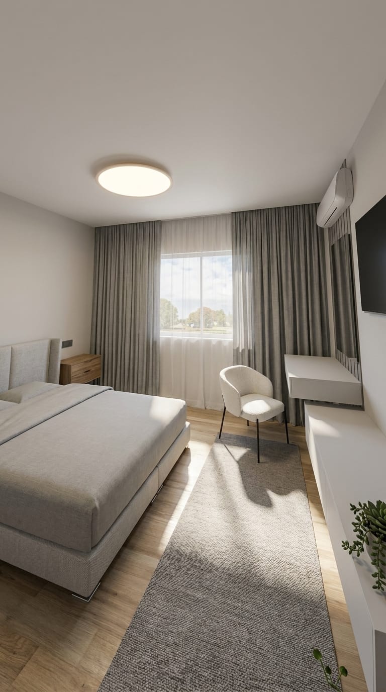 Mid-century bedroom