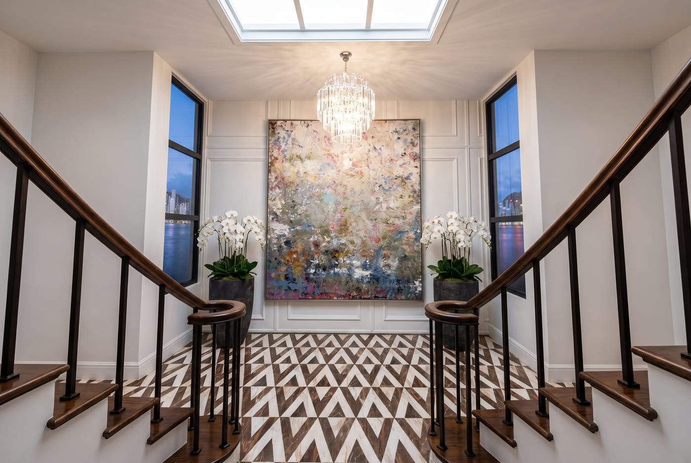 Mid-century hall