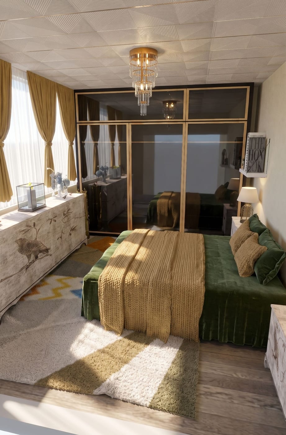 Traditional bedroom