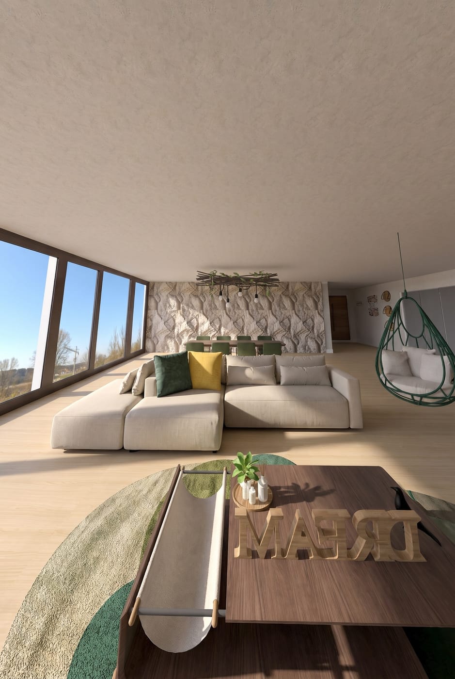 Mid-century living room