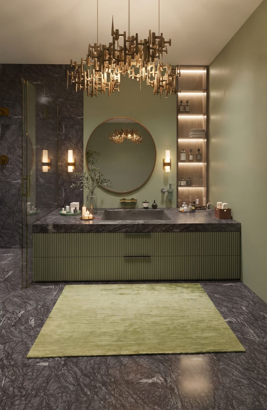 Mid-century bathroom