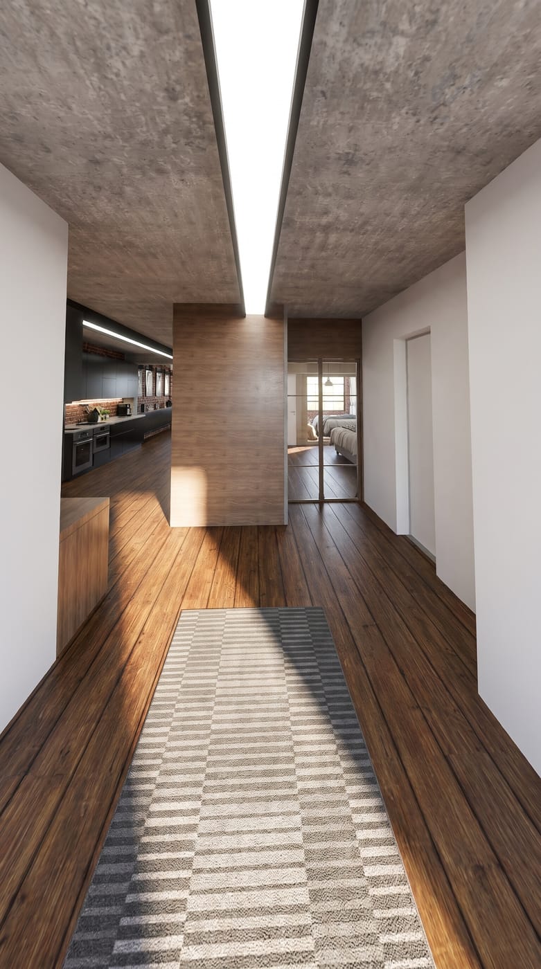 Mid-century hall