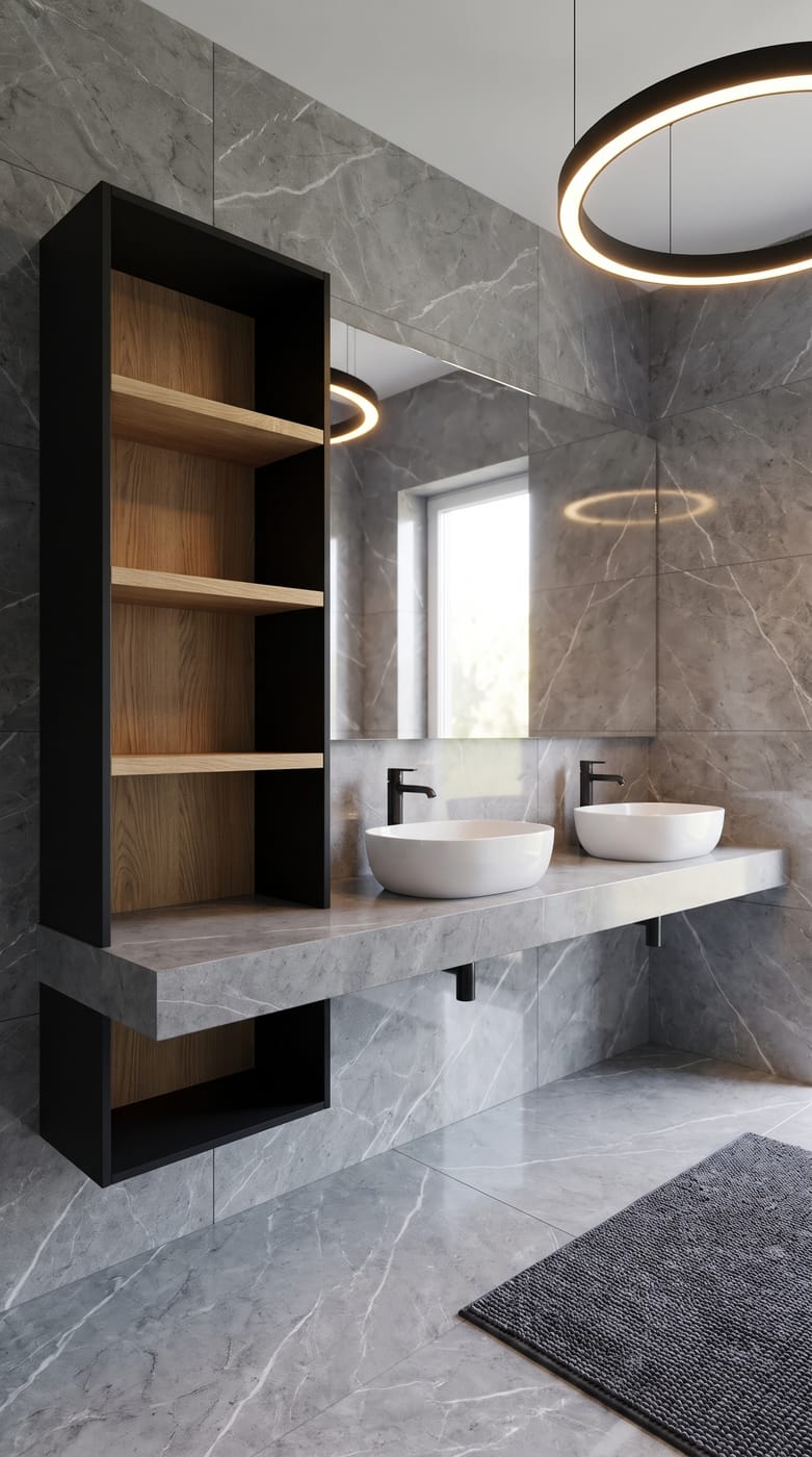 Mid-century bathroom