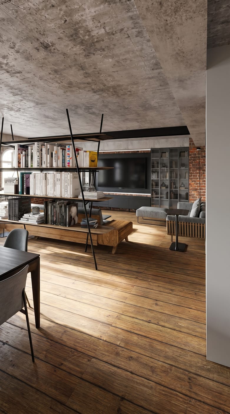 Industrial living room