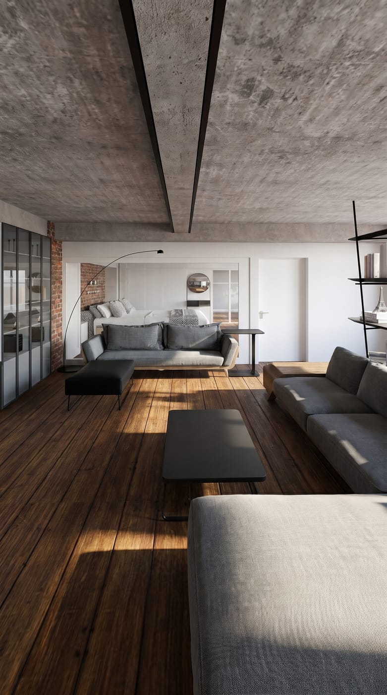 Mid-century living room