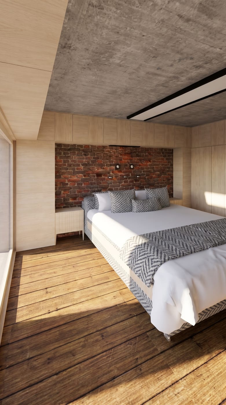 Mid-century bedroom