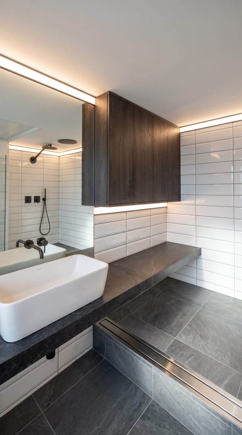 Mid-century bathroom