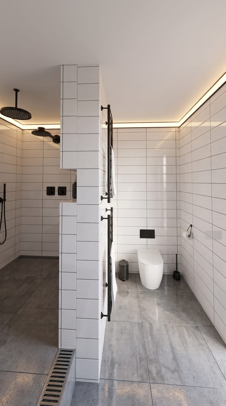 Mid-century bathroom