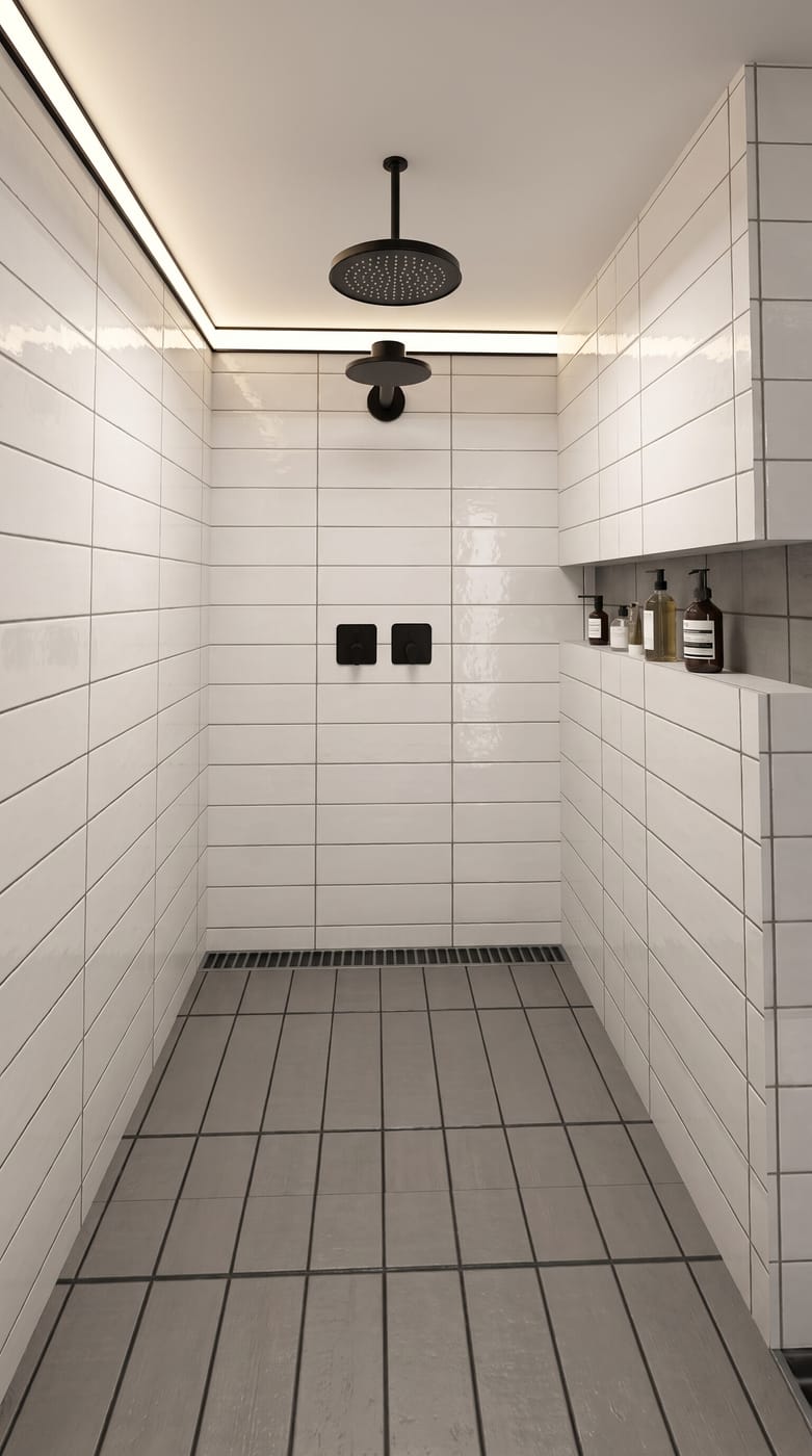 Mid-century bathroom