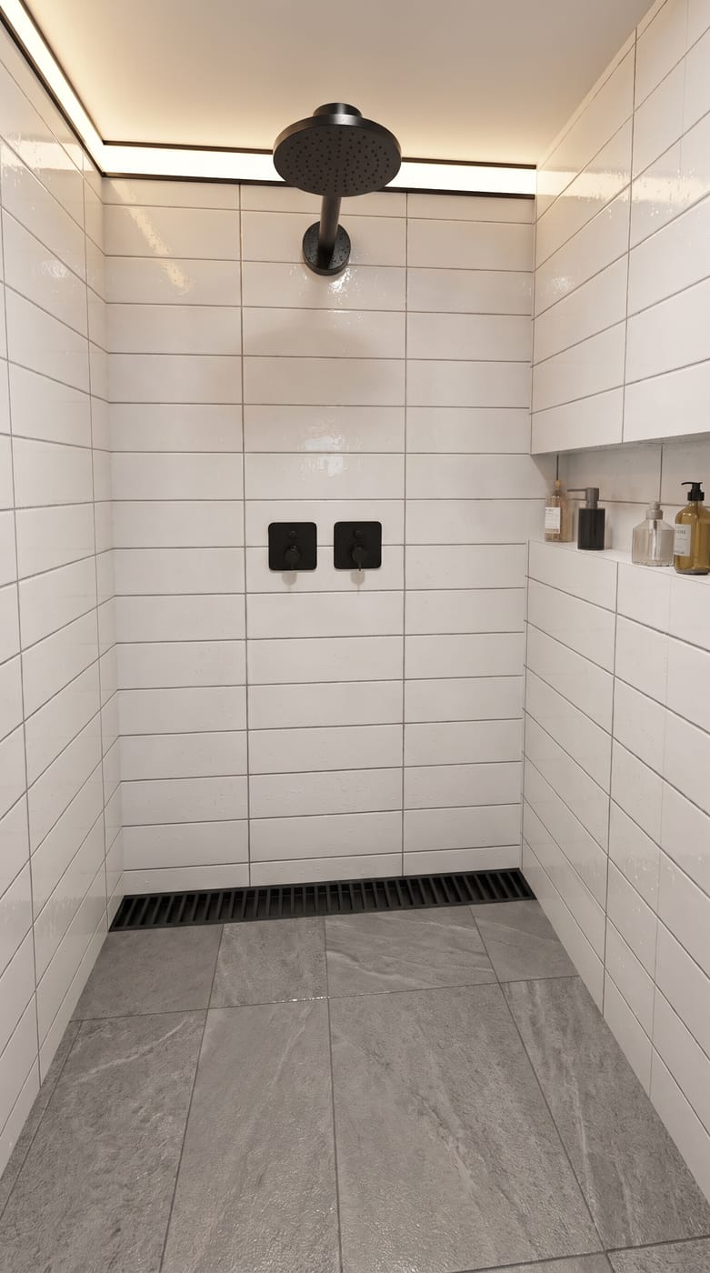 Mid-century bathroom