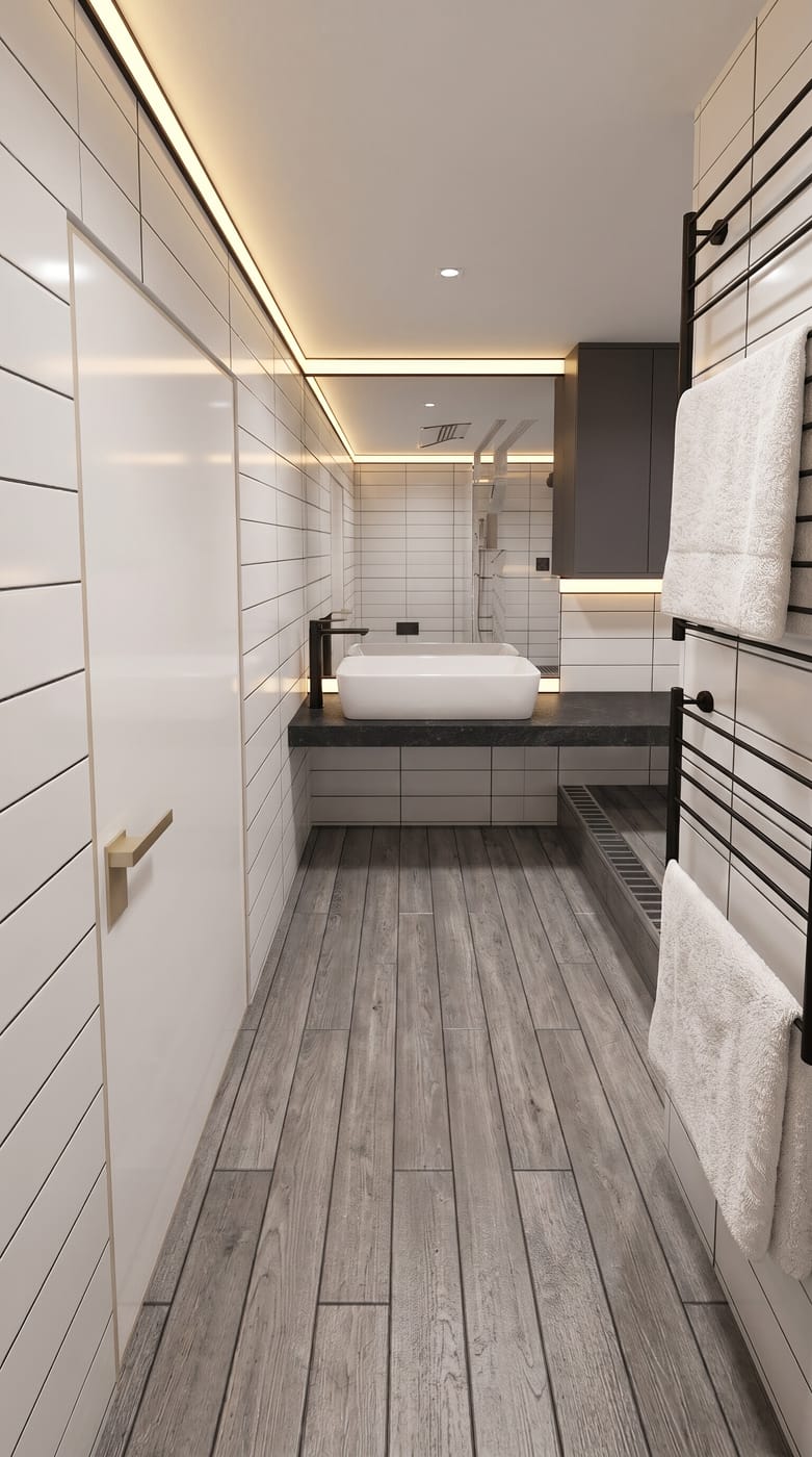 Mid-century bathroom