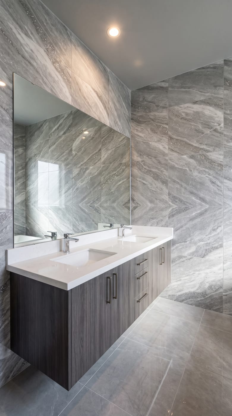 Mid-century bathroom