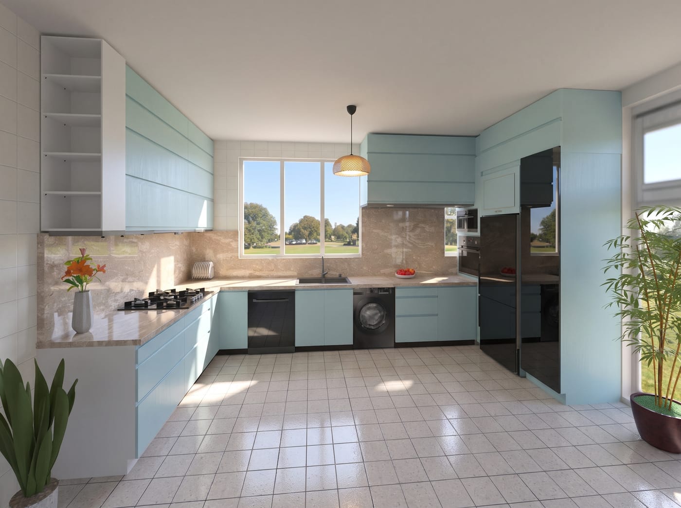 Mid-century kitchen