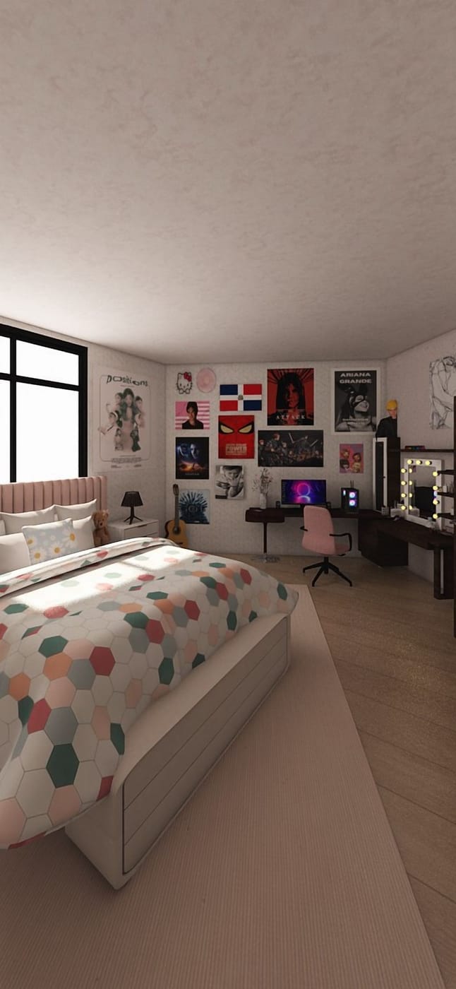 Mid-century bedroom