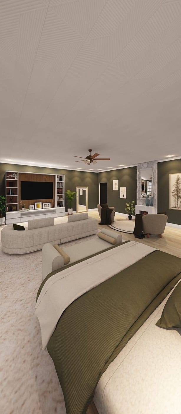 Mid-century living room
