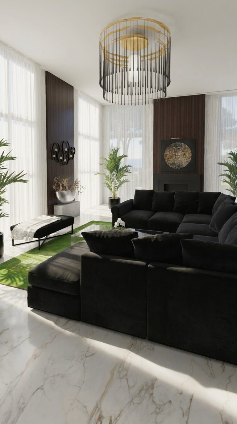 Mid-century living room