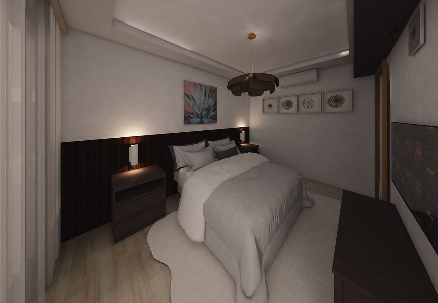 Contemporary bedroom