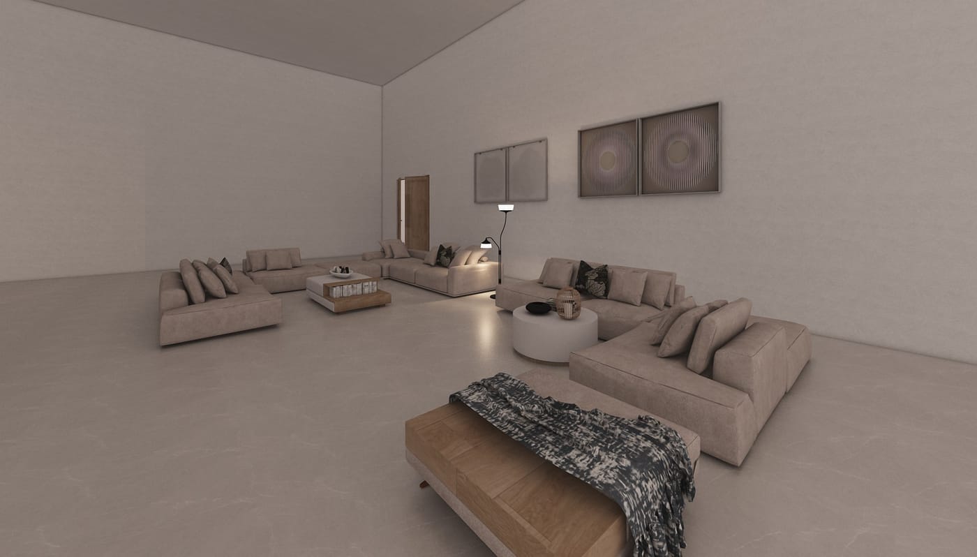 Mid-century living room