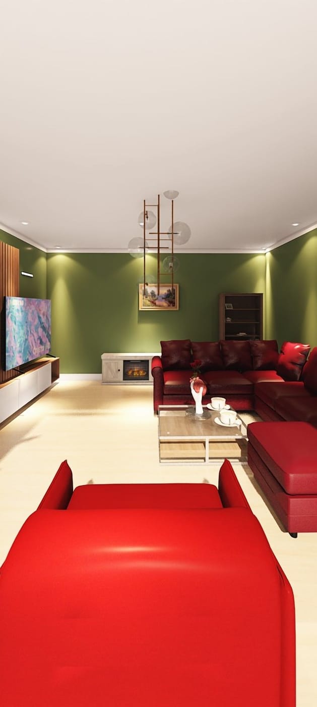 Mid-century living room