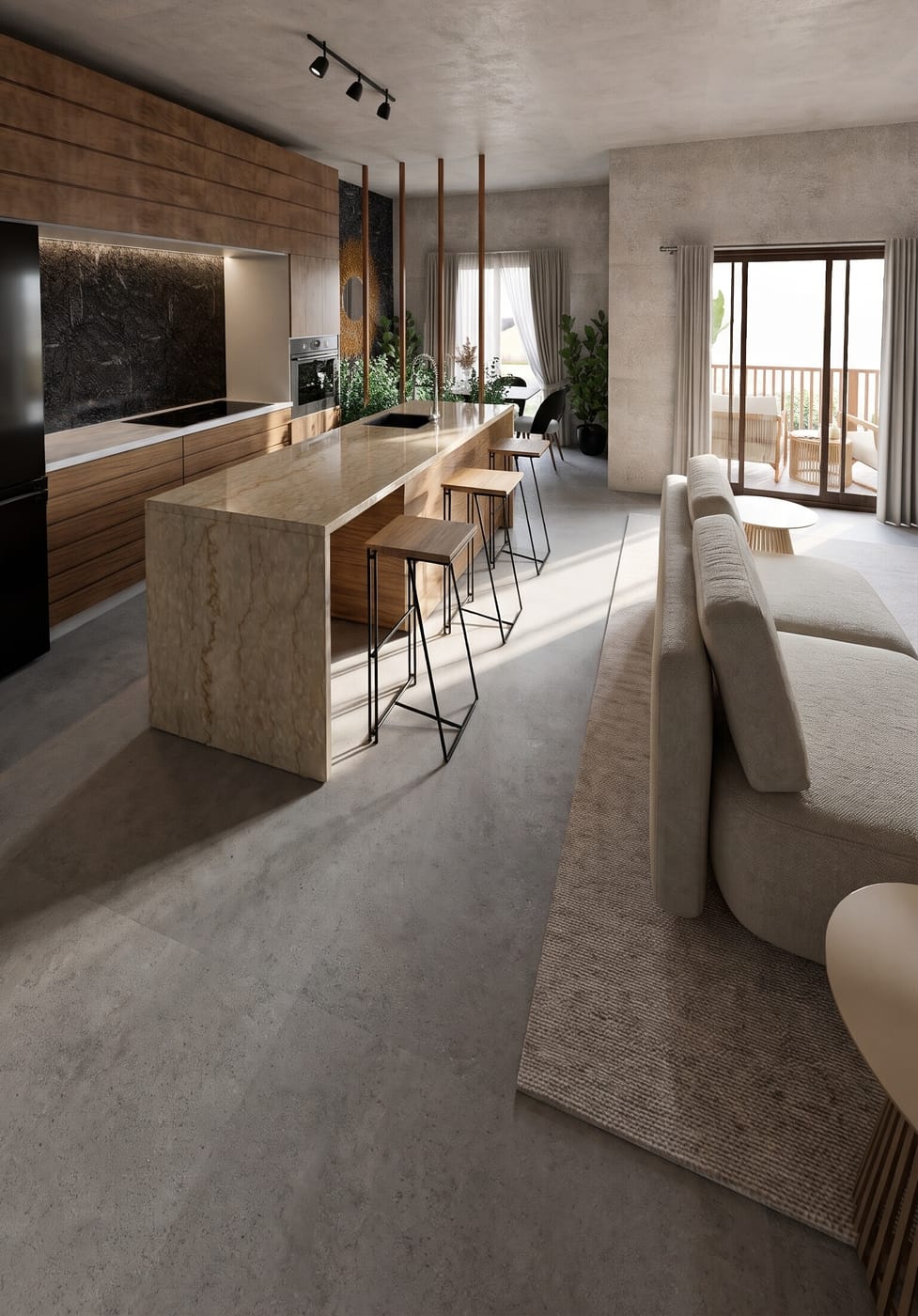 Contemporary living room