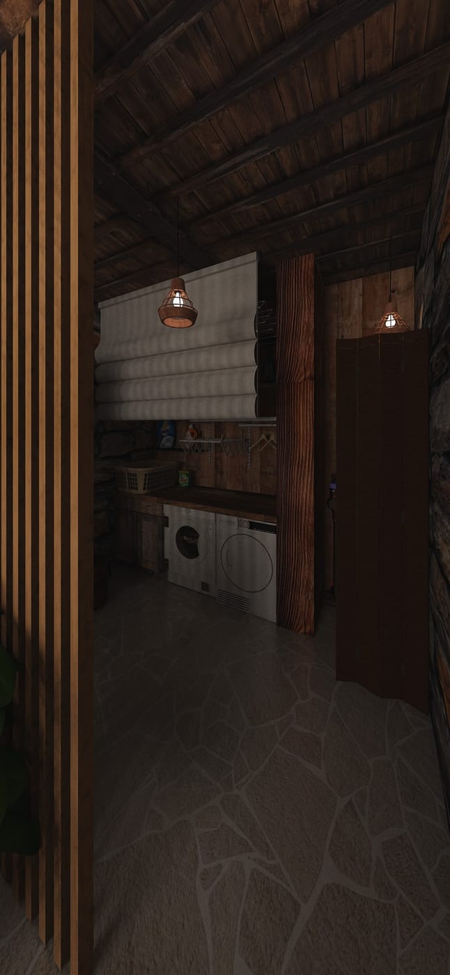Farmhouse laundry room