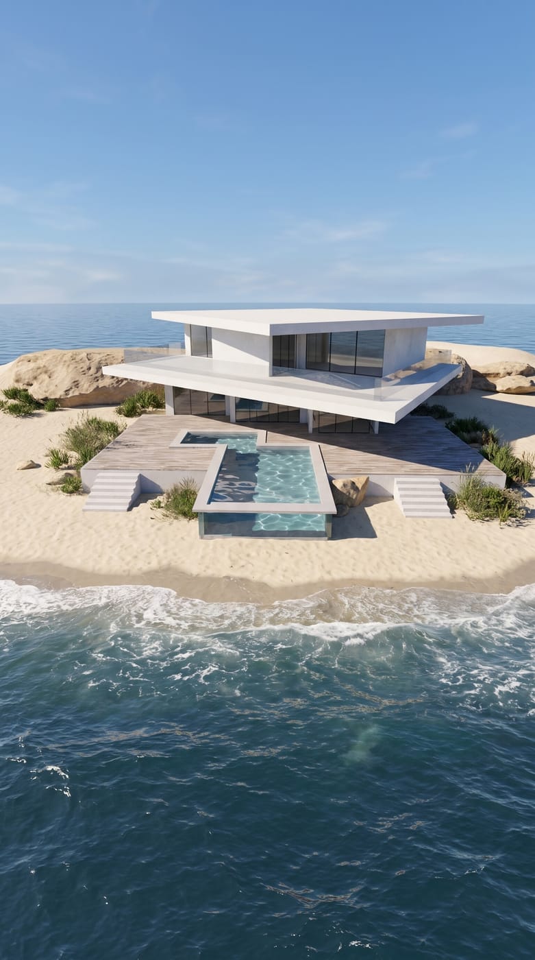 Contemporary outdoor space