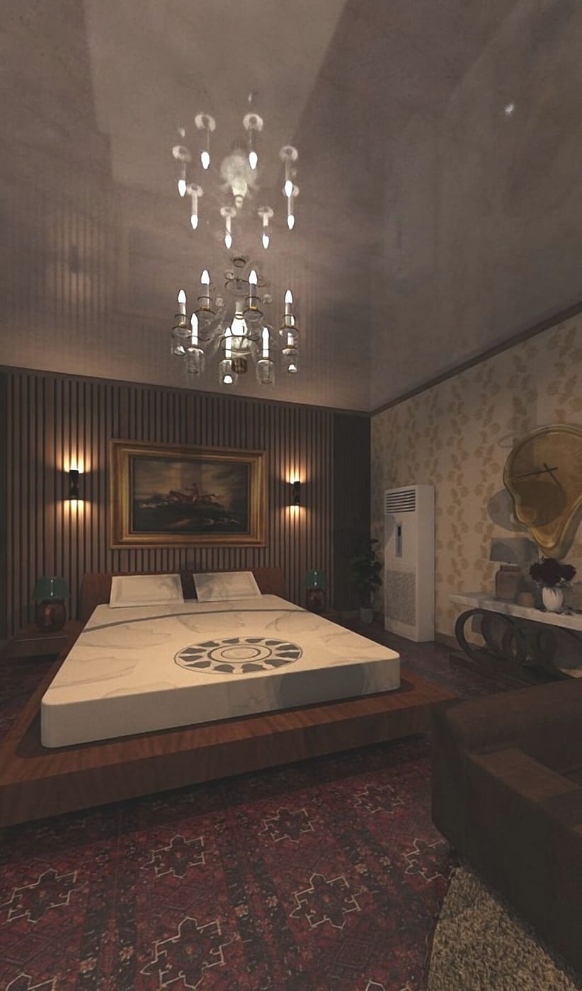 Traditional bedroom