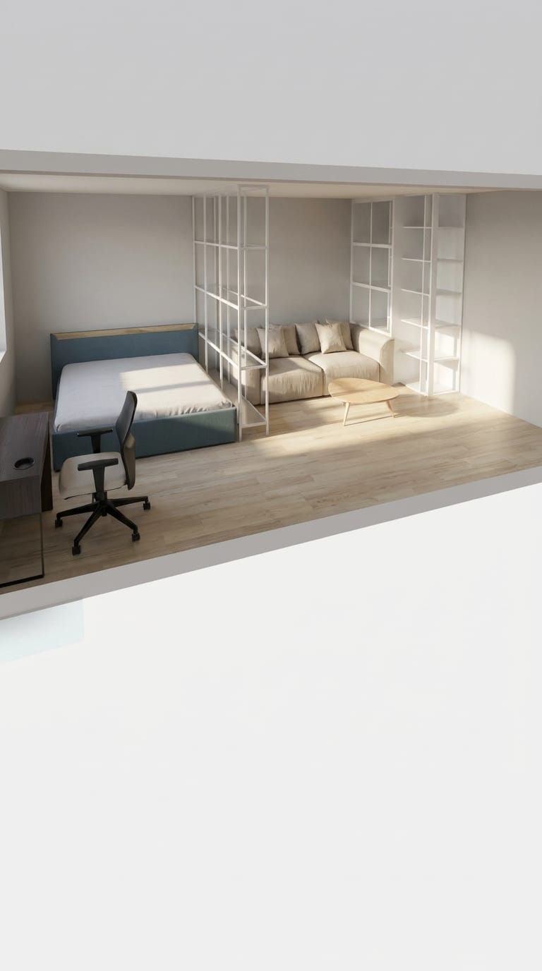 Mid-century bedroom