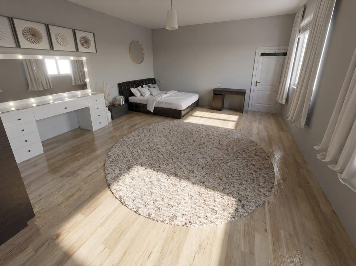 Mid-century bedroom