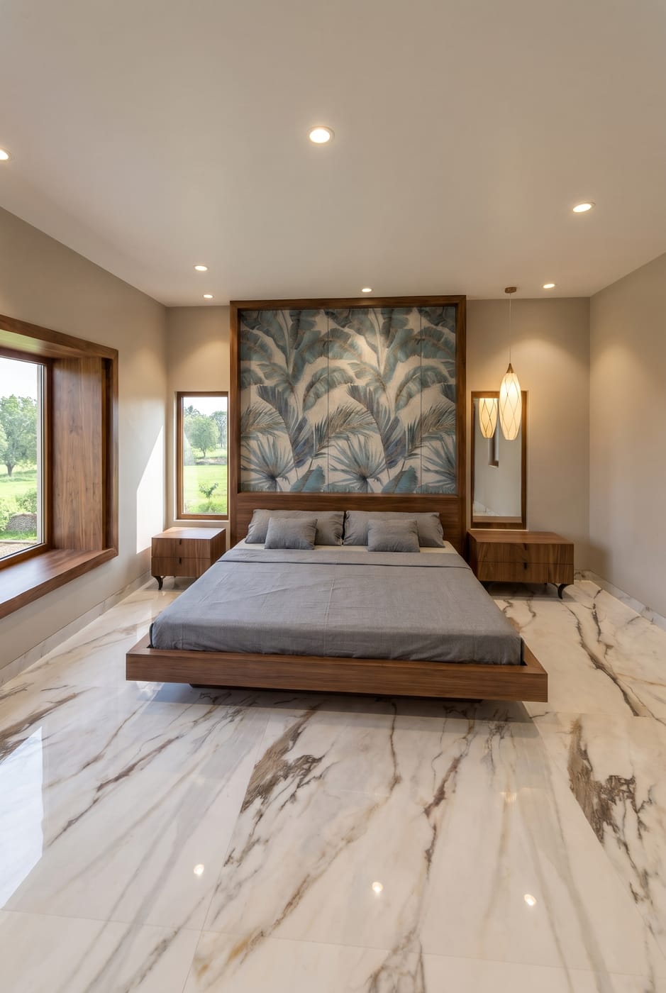 Mid-century bedroom