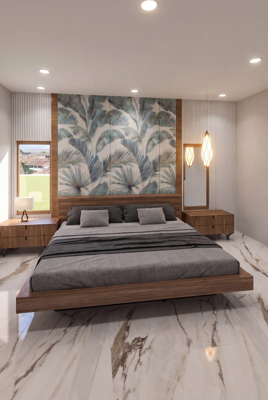 Mid-century bedroom
