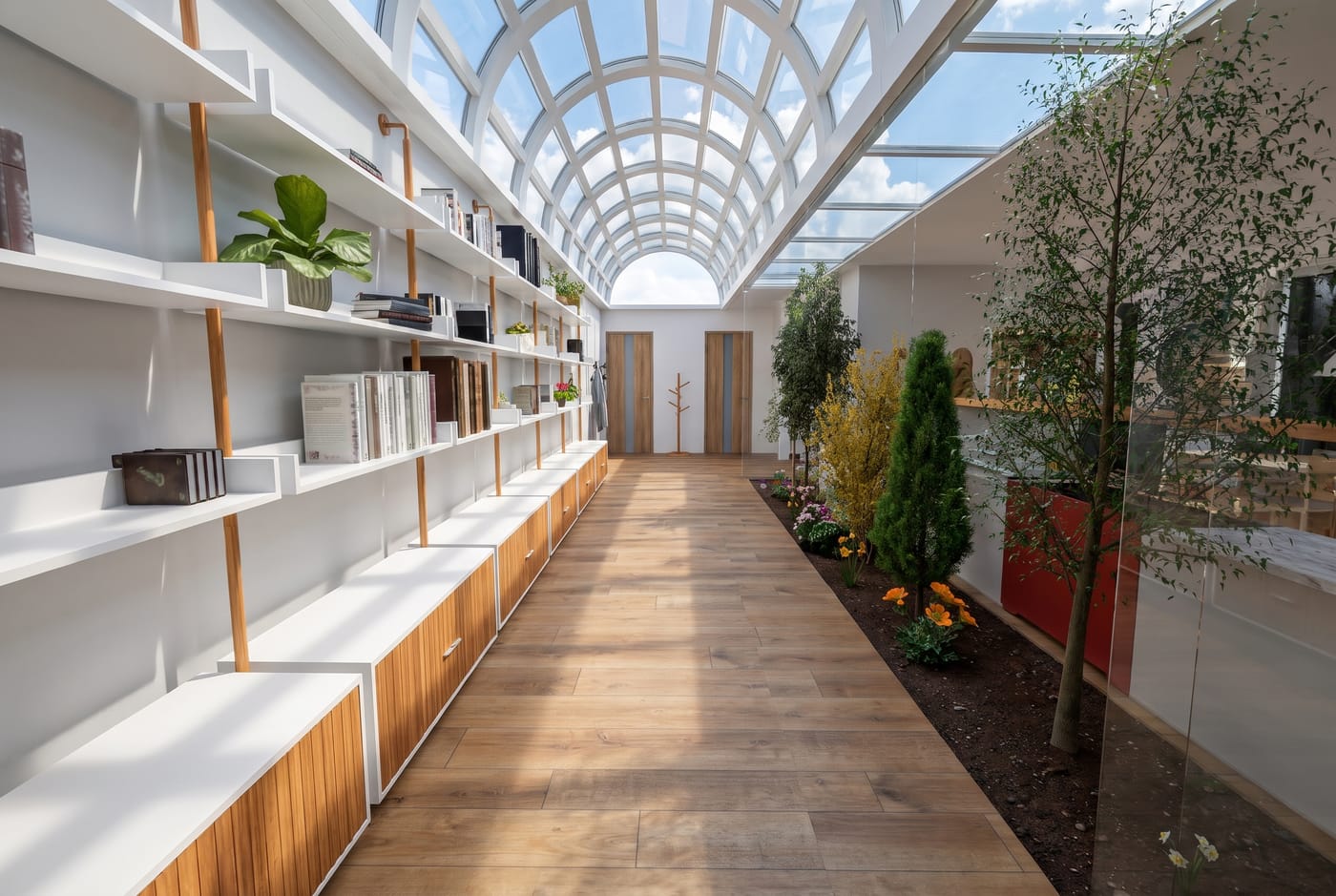 Contemporary hall