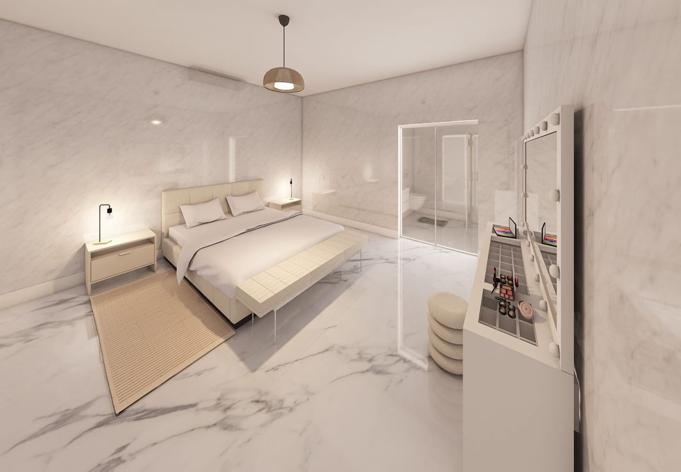 Mid-century bedroom