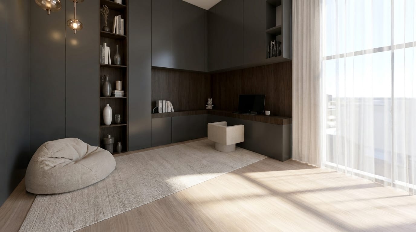 Mid-century home office