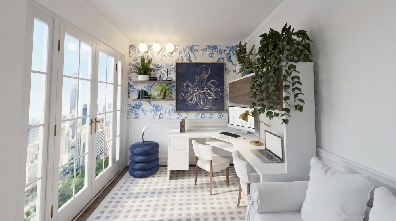 Coastal home office