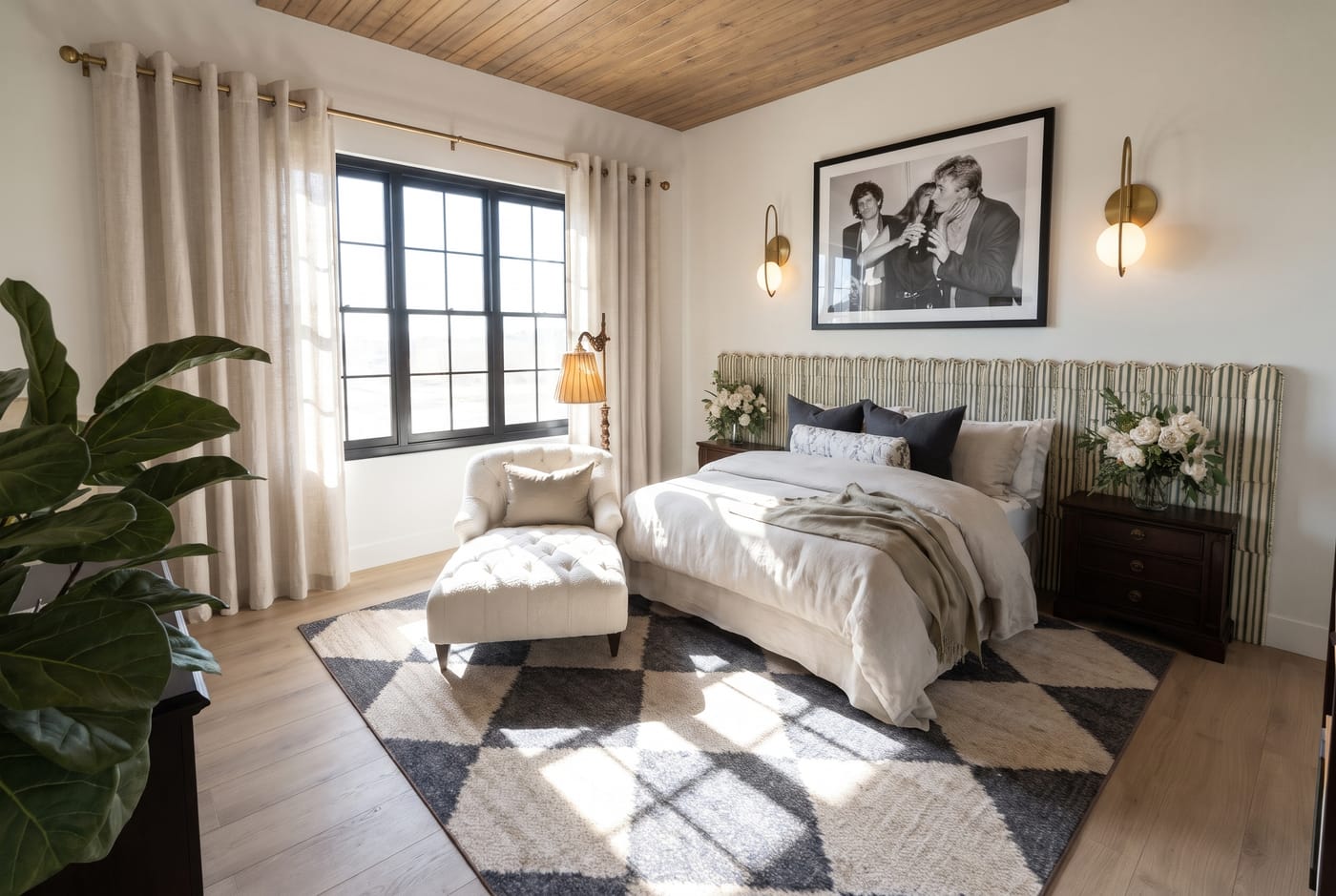 Mid-century bedroom