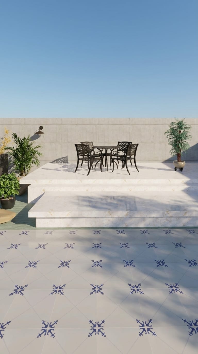 Contemporary outdoor space