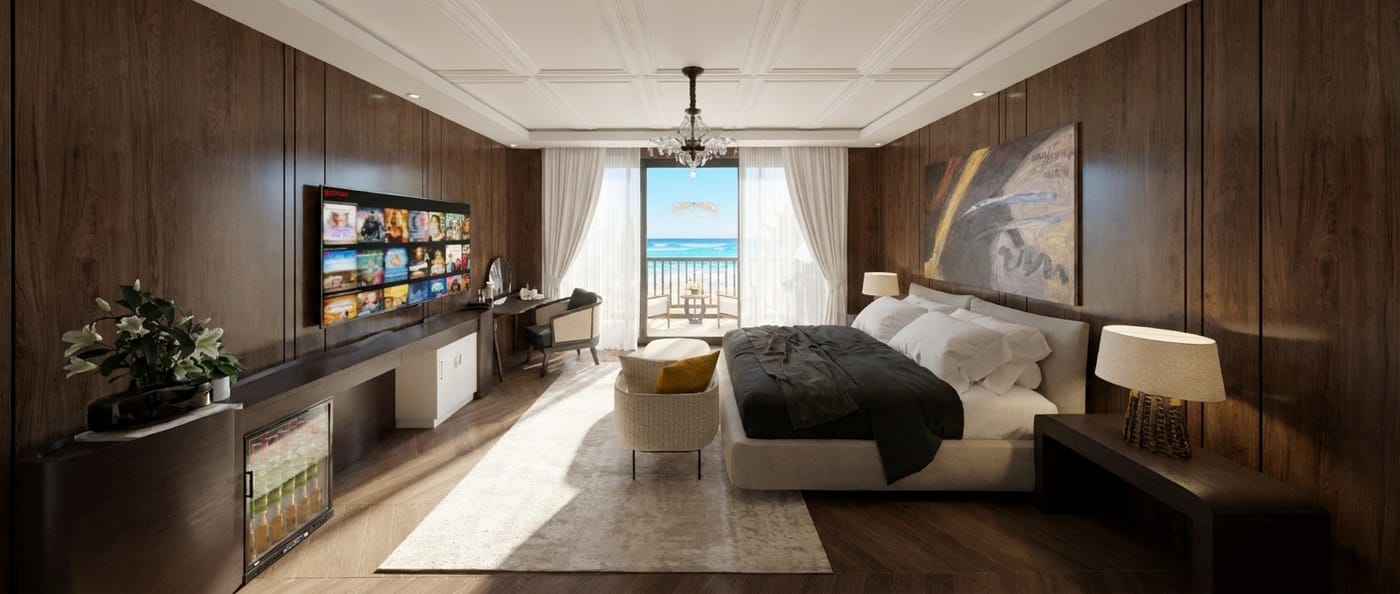 Contemporary bedroom