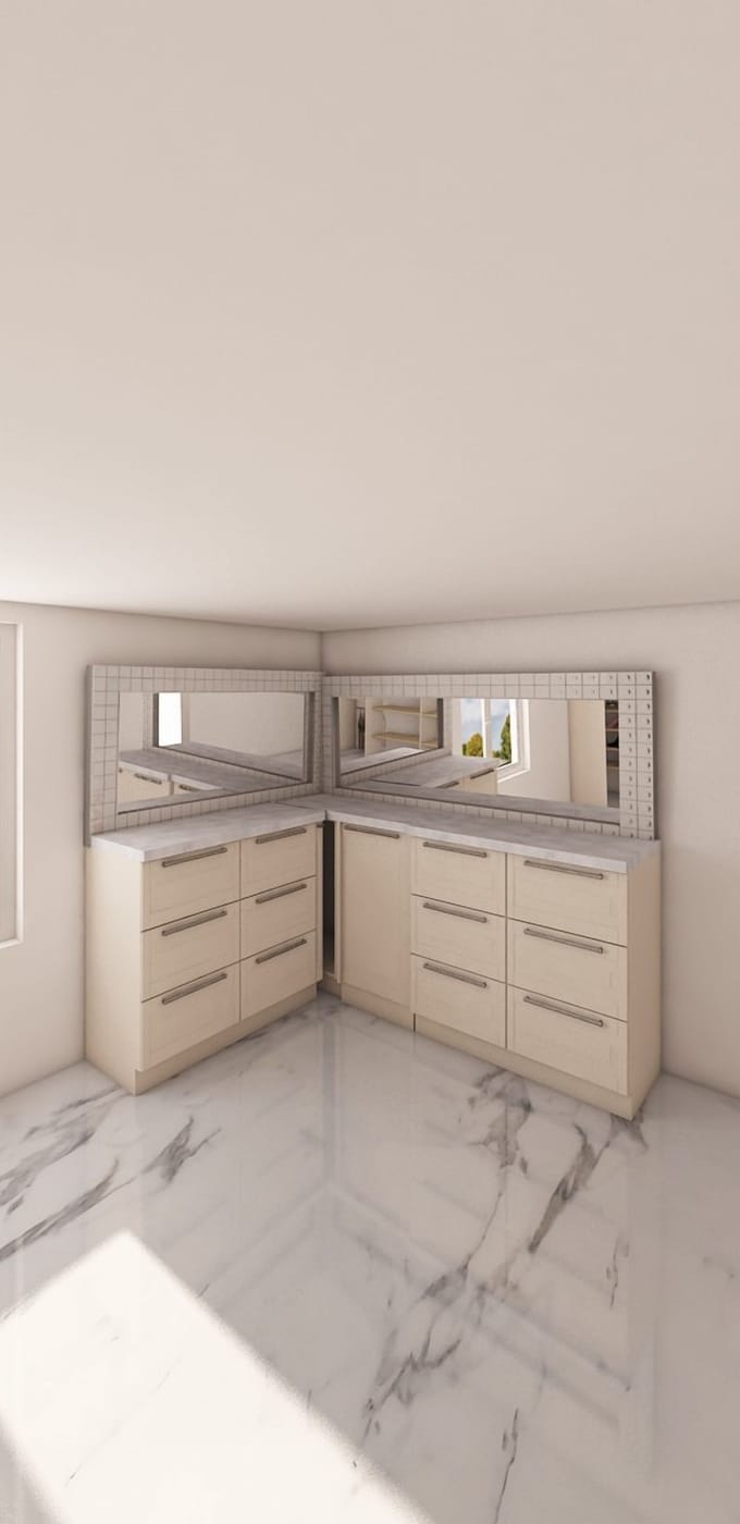 Mid-century bathroom